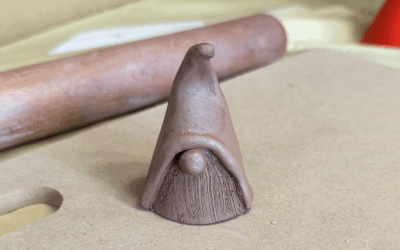 Our Pottery Adventure Begins: Our First Handmade Gnome Ornaments (Part 1)
