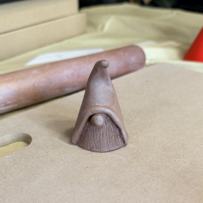 Our Pottery Adventure Begins: Our First Handmade Gnome Ornaments (Part 1)